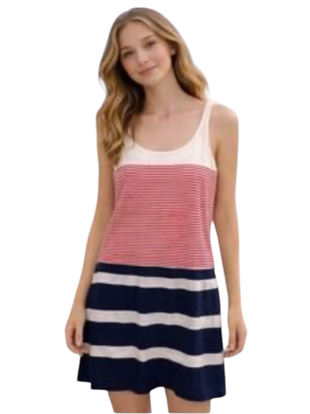 Anthropologie Coincidence & Chance Striped Linen Dress